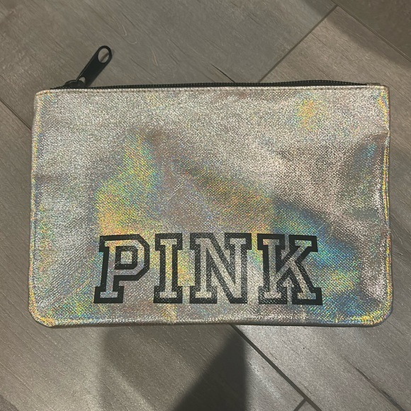 PINK VS metallic makeup bag - Picture 1 of 5